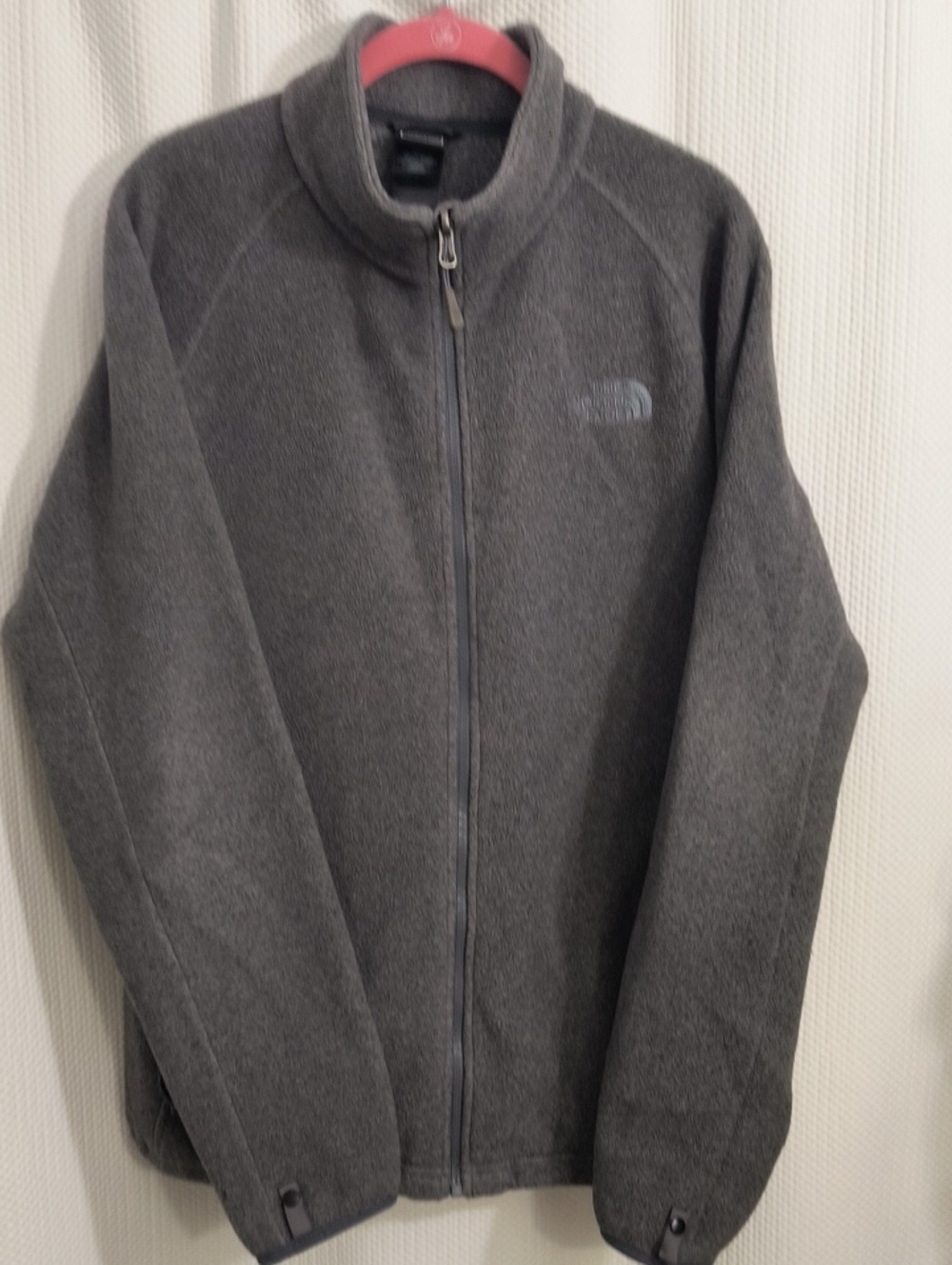 The North Face Men's Gray Full-Zip Fleece Jacket